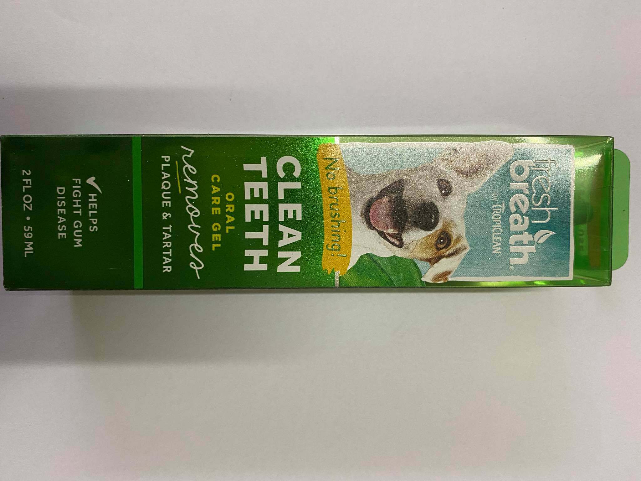 ยาสีฟันน้องหมา แบบป้าย ไม่ต้องใช้แปรง  Fresh Breath Clean Teeth Gel 2 FL OZ -59 ML