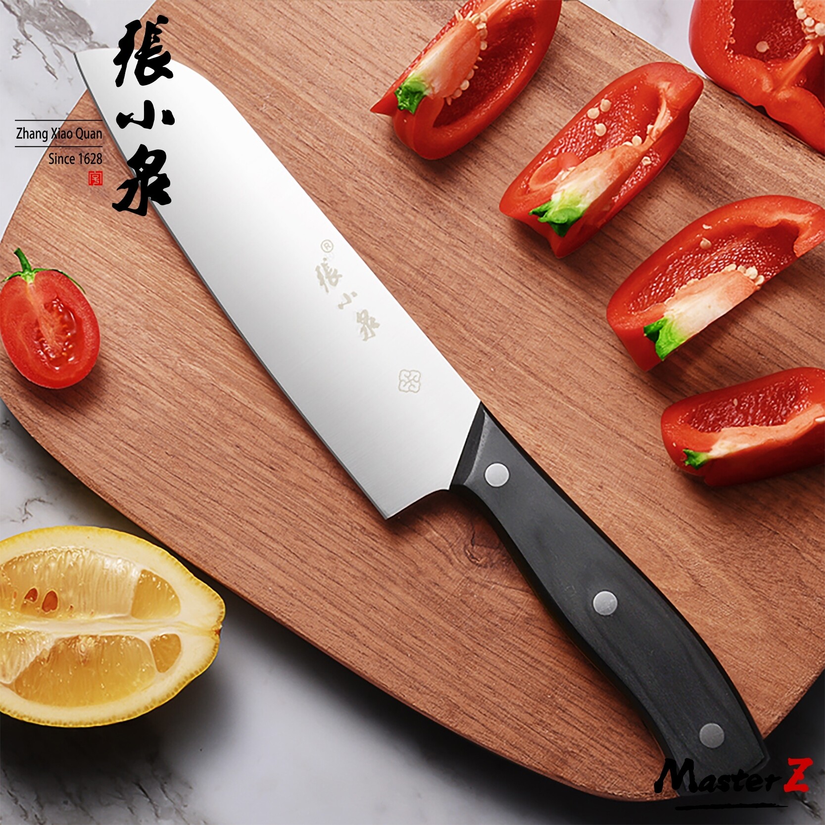 มีดครัว ZhangXiaoQuan มีด มีดอเนกประสงค์ มีดหั่นผัก มีดหั่นผลไม้ ปอกผัก ปอกผลไม้ ต่างๆ D11173200S / MasterZ