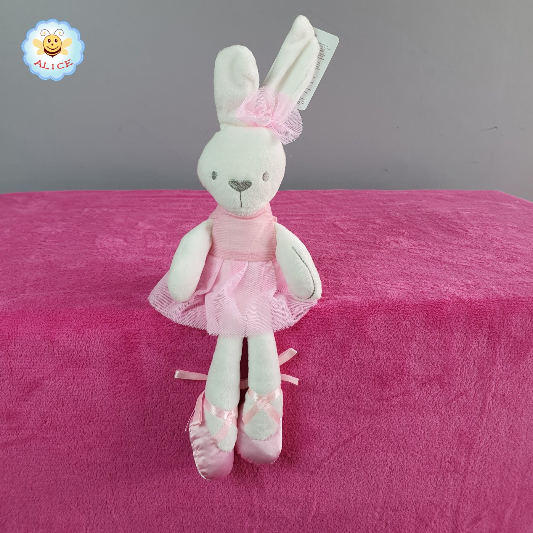 ตุ๊กตา กระต่ายเน่า หมีเน่า กระต่ายใส่ชุดบัลเล่ต์(ชุดถอดได้) นิ่มมาก ของเล่น rabbit bear toy doll alicdolly