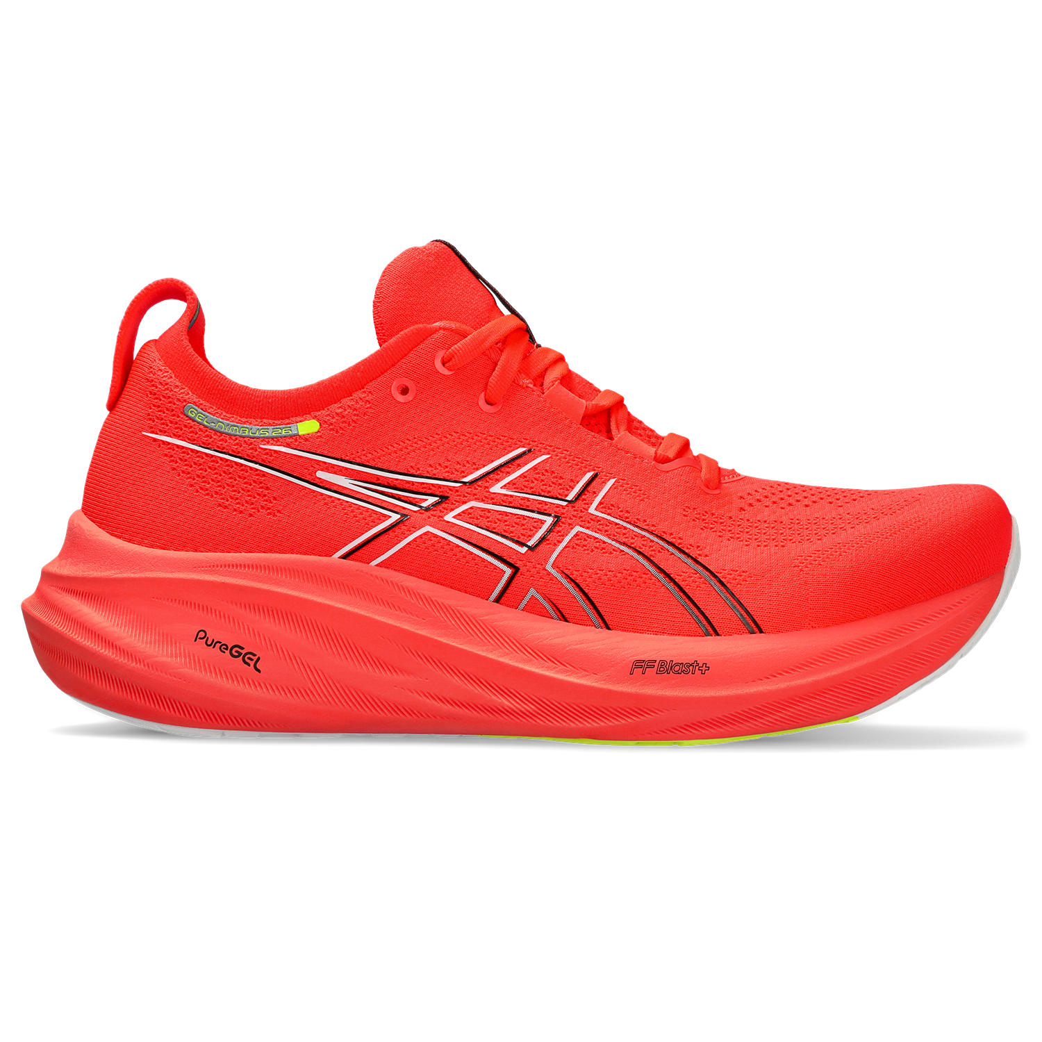 ASICS :  GEL-NIMBUS 26 MEN RUNNING ผู้ชาย รองเท้าวิ่ง ของแท้  SUNRISE RED/BLACK - ยี่ห้อ ASICS ราคา 5,070 บาท*ส่งฟรี