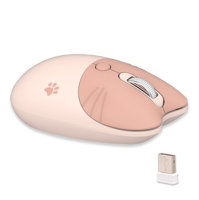 (เมาส์ปุ่มเงียบ) MOFii M3 Wireless 2.4 Gz Mouse Cat model wireless mouse เม้าส์ไร้สายเสียงเงียบ ทรงน้องแมว ขายดีที่สุด