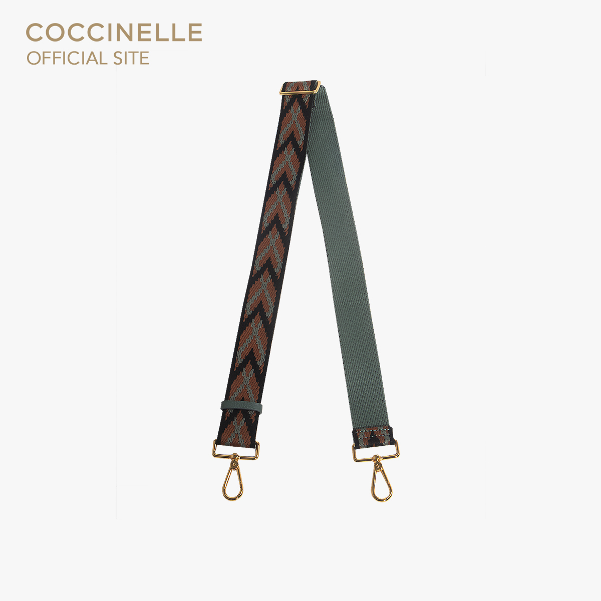 COCCINELLE NASTRO SPIGATO SHOULDER STRAP 682501 MUL.BRU/KAL.GR ราคา 2,730 บาท*ส่งฟรี
