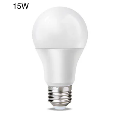 หลอดไฟ LEDแสงขาว ทรงกลมขั้วE27 หลอดไฟประหยัดพลังงาน หลอดไฟ หลอดไฟขั้ว-E27 AC 220V~50Hz 18W 15W 12W 9W 7W 5W 3W สำหรับโคมไฟภายในบ้าน (4)