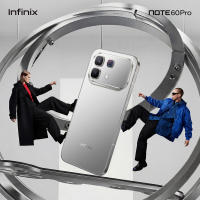 Infinix NOTE 60 Pro (5G) 256+12GB (ผสานRAMสูงสุด24GB) I ชิปเซ็ต Snapdragon 7s Gen 4 I จอเสริม Active Matrix ด้านหลัง I หน้าจอ 1.5K 144Hz Ultra-Vision