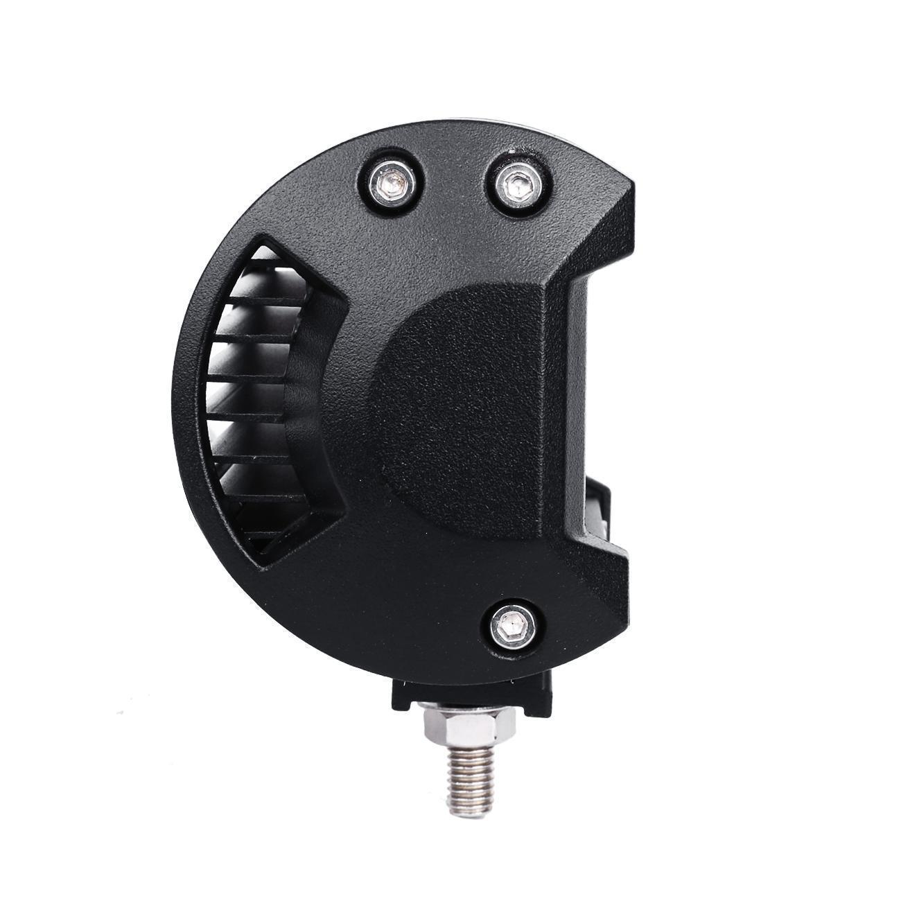 (เเพ็ค 2 โคม สว่างพุ่งสุดขีด) LED SPOT BEAM US 18W ไฟหน้ารถมอไซค์ ไฟท้ายรถมอไซค์ ไฟช่วยตัดหมอก อุปกรณ์เเต่งรถ อะไหล่รถ สำหรับใช้งานกับรถมอเตอร์ไซต์ รถยนต์ บิ๊กไบค์ รถบรรทุก รถสิบล้อ เรือ สปีดโบ๊ท รถATV 12V-24V เเสงขาว งานพรีเมี่ยม รุ่นหนา จำนวน 2 โคม