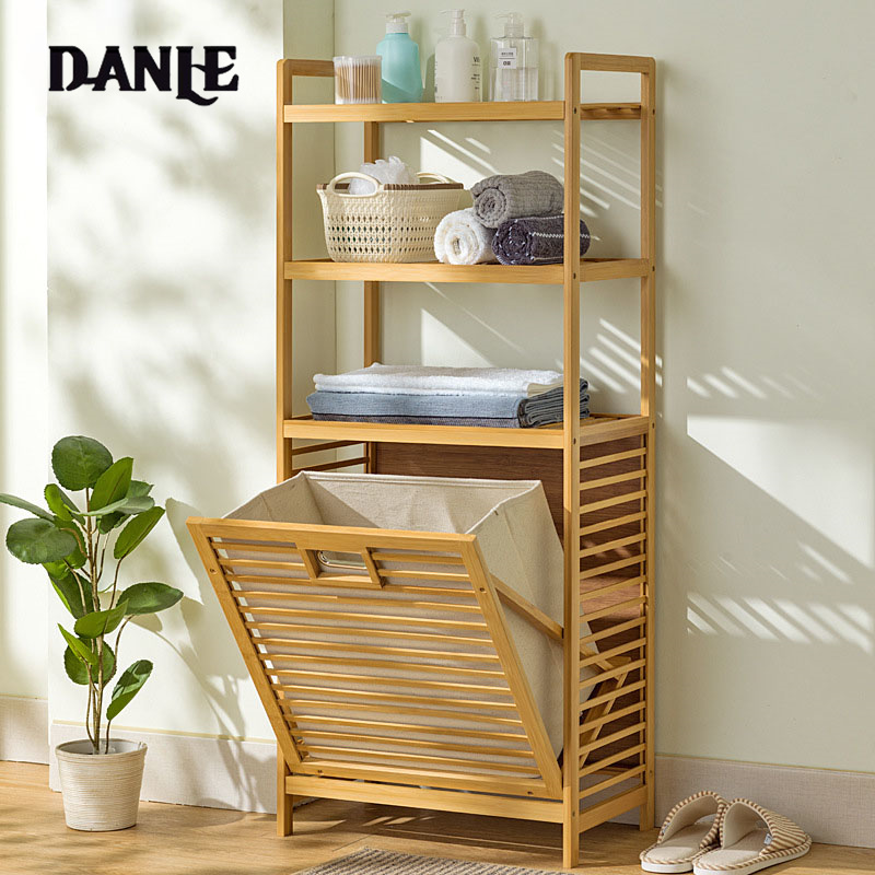 DANLE【จัดส่งฟรี】ตะกร้าผ้า ตะกร้าแยกผ้า ไม้แขวนเสื้อ 2/3 ชั้น ชั้นวางของไม้ ตะกร้าใส่เสื้อ ตะกร้า ตะกร้าใส่ผ้าเค็ม ตะกร้าซักผ้า ตะกร้าซักผ้า ตะกร้าซักผ้า กล่องเก็บตุ๊กตา ชั้นวางของในห้องน้ำ ราคา 1,247 บาท*ส่งฟรี