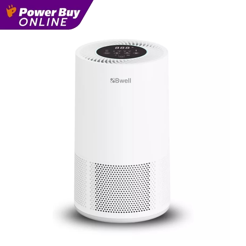 BWELL เครื่องฟอกอากาศ (10-30 ตร.ม., สีขาว) รุ่น AP-8119US ราคา 11,990 บาท*ส่งฟรี