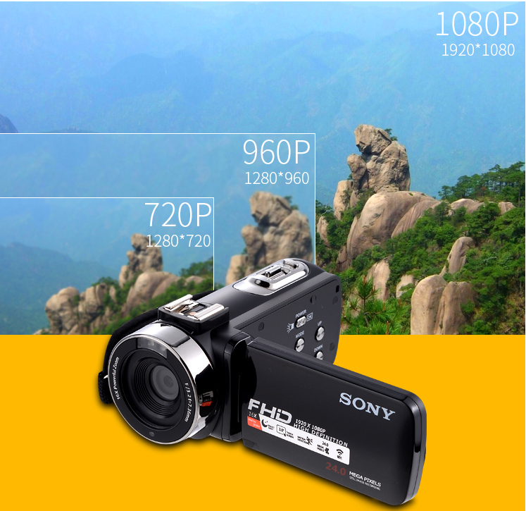 Sony HDR-760EA digital video camera 4k HD home professional DV selfie travel recording camera