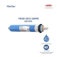 DuPont ™ FilmTec ™ Membrane Element ไส้กรองน้ำดื่ม RO เมมเบรน 100 GPD สำหรับเครื่องกรองน้ำหลายขั้นตอน รุ่น TW30-1812-100HR