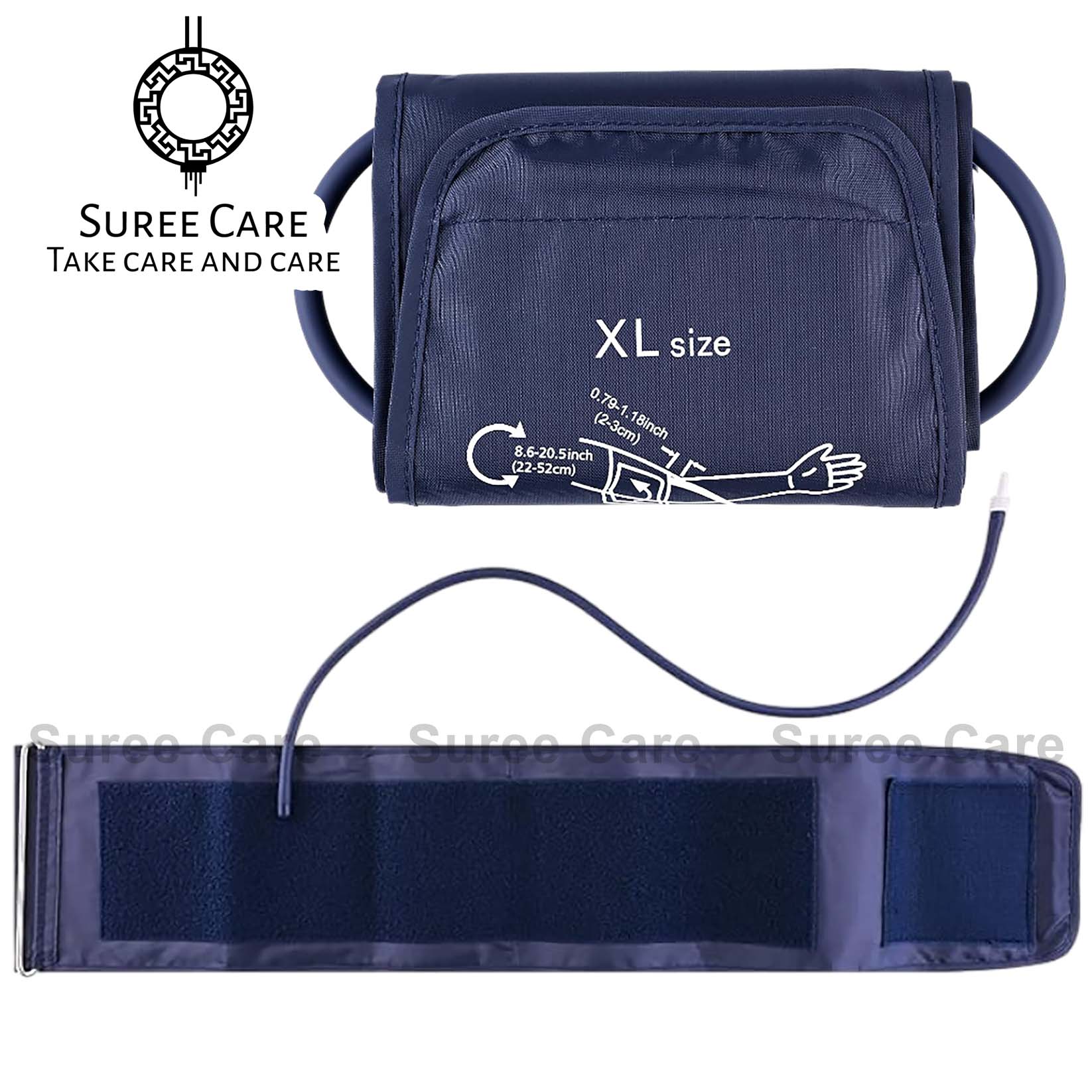 ผ้าพันแขนวัดความดันโลหิต ขนาดใหญ่ พิเศษ M 22-52cm สายวัดความดัน ไซส์ผู้ใหญ่ Blood pressure cuff SIZE XL ราคา 119 บาท*ส่งฟรี