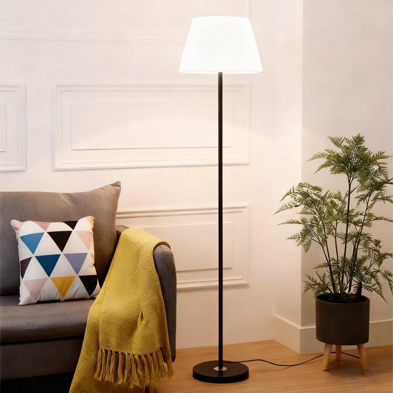 โคมไฟตั้งพื้น โคมไฟประดับห้อง Floor Lamp หรี่แสงได้ โคมไฟ พร้อมปุ่มสวิตช์