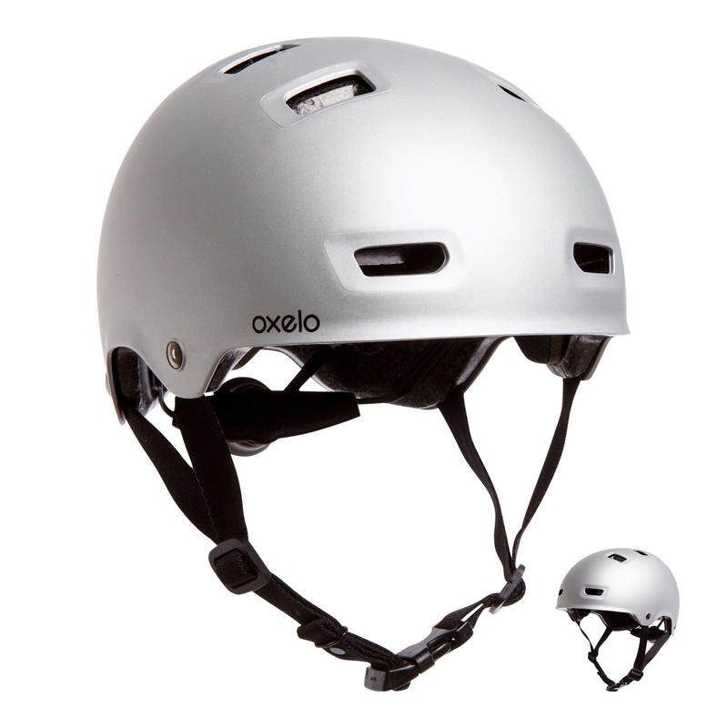 Inline Skating Skateboarding Scootering Helmet MF500 -Grey