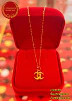 จี้/ชาร์ม ทองแท้ 99.99% หนัก 0.12-0.14กรัม  แถมฟรีสร้อยคอเงิน92.5% ชุปสีทอง