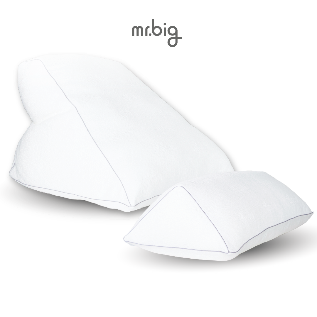 mr.big Bundle Set หมอน Ergonomic Gerd Pillow + Leg Pillow เซตสุดคุ้มหมอนกรดไหลย้อนคู่หมอนรองขา ราคา 10,200 บาท*ส่งฟรี