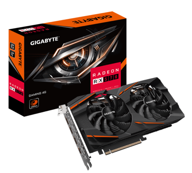 สุดคุ้ม!!GIGABYTE RADEON RX 570 GAMING 4G  GDDR5 256 BIT ประกันSTREK EXP.11-09-2021