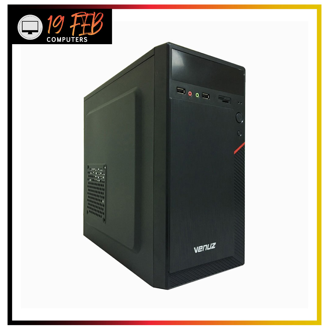 Computer Case VENUZ micro ATX VC3311 – Black/Red