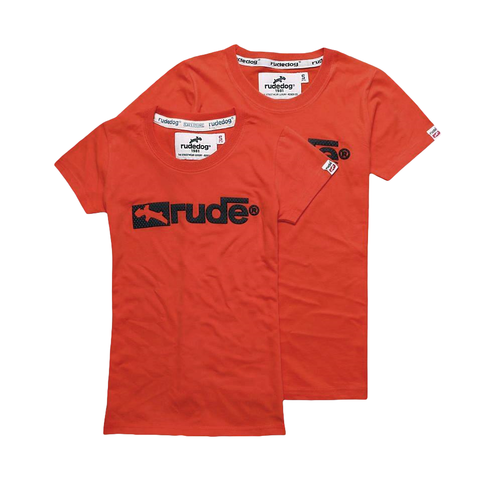 rudedog T-shirt เสื้อยืด รุ่น Box2017 (ผู้ชาย) แฟชั่น คอกลม ลายสกรีน ผ้าฝ้าย cotton ฟอกนุ่ม ไซส์ S M L XL