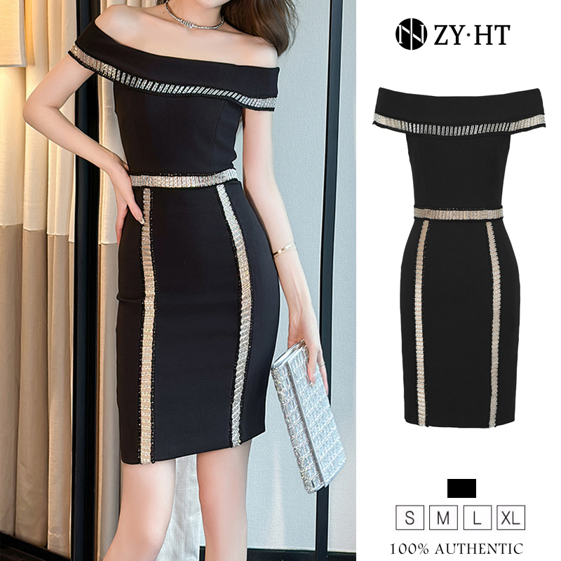 ZY.HT EraVogue เดรสผู้หญิง เดรสสีดำ เดรสลูกไม้ เดรสปาดไหล่ เดรสไฮโซ เดรสออกงาน เดรสไปงานแต่ง เดรสเซ็กซี่ เดรสฝรั่งเศส 10746 ราคา 1,667 บาท*ส่งฟรี