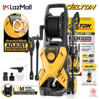 DELTON เครื่องฉีดน้ำแรงดันสูง 180 บาร์ 2800 วัตต์ X-SERIES รุ่นใหม่! ปรับแรงดันน้ำได้ เครื่องฉีดน้ำ มอเตอร์ทรงพลัง ดูดน้ำได้ด้วยตัวเอง มีระบบ Auto Stop System ตัดน้ำได้อัตโนมัติ มีล้อเลื่อน และ แกนม้วนสายฉีดน้ำ อย่างดี High Pressure Washer รุ่น ITX-180B
