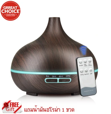 400ml Aroma Essential Oil Diffuser Ultrasonic Air Humidifier with 7 Color Changing LED Lights for Office Home (2)