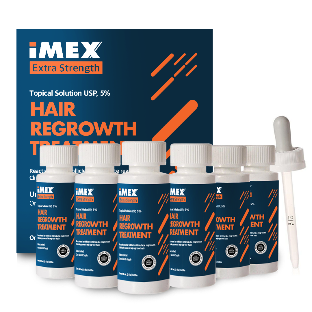 6 bottles of IMEX Kirkland Signature hair treatment scalp, eyebrow, Beard ราคา 1,752 บาท*ส่งฟรี