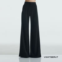 VICKTEERUT (ราคาปกติ 9980-.) Re-Edition Front Pleat Wide Leg Trousers กางเกงขาบาน จีบหน้า