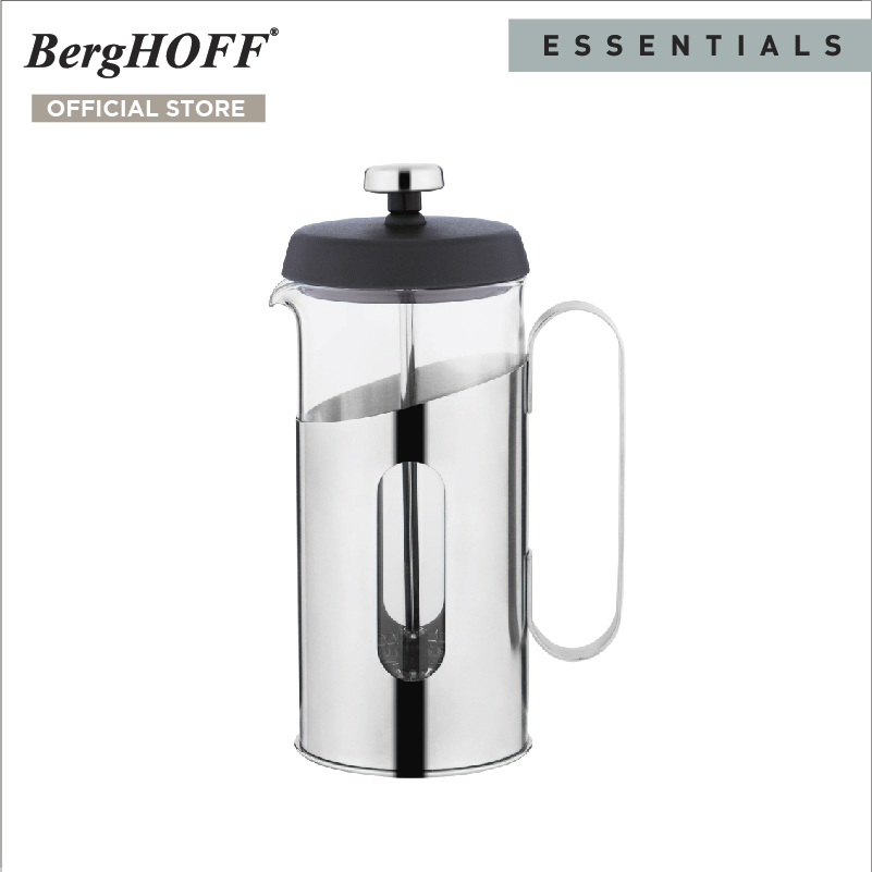 BergHOFF ที่ชงกาแฟเฟรนซ์เพรส รุ่น Maestro ทนความร้อนดี 600 มล.สีเงิน ฝาสีดำ 1107129 ราคา 1,112 บาท*ส่งฟรี