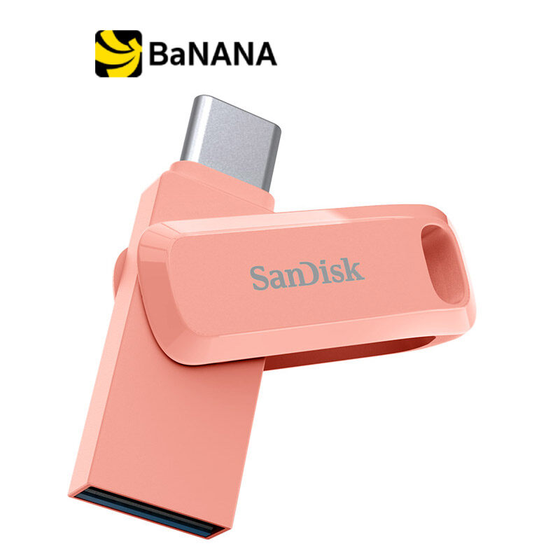 แฟลชไดร์ฟ SanDisk Ultra Dual Drive GO Type-C Pink by Banana IT
