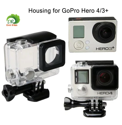 45m Underwater Housing Case Waterproof Protective Cover for GoPro Hero 4/3+ 45m กรณีที่อยู่อาศัยใต้น้ำกันน้ำป้องกันครอบคลุมสำหรับ GoPro Hero 4/3+