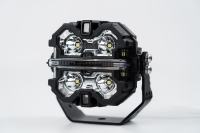 3.5 inch 2 ชิ้น ไฟสปอตไลท์ LED ออฟโรด 270° ครอบคลุมกว้าง พร้อมไฟ DRL สีเหลือง/ขาว รุ่นยิงแสงด้านข้างความสว่างสูง สำหรับรถออฟโรด/กระบะ