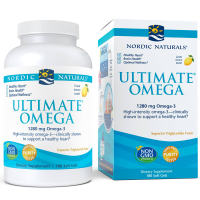 Omega-3 1280 mg Nordic Naturals Ultimate โอเมก้า 3 Fish Oil 🦈 รส Lemon ขายดี#1 ในอเมริกา