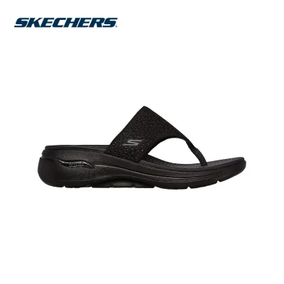 Skechers สเก็ตเชอร์ส รองเท้าแตะ ผู้หญิง GOwalk Arch Fit On-The-Go Sandals Shoes - 140221-BBK