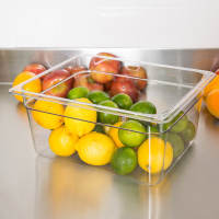 CAMBRO กล่องถนอมอาหารทนความร้อนโพลีคาร์บอนเนต ขนาด GN1/2 (ยาว32.5 x กว้าง26.5ซม) CAM1-2