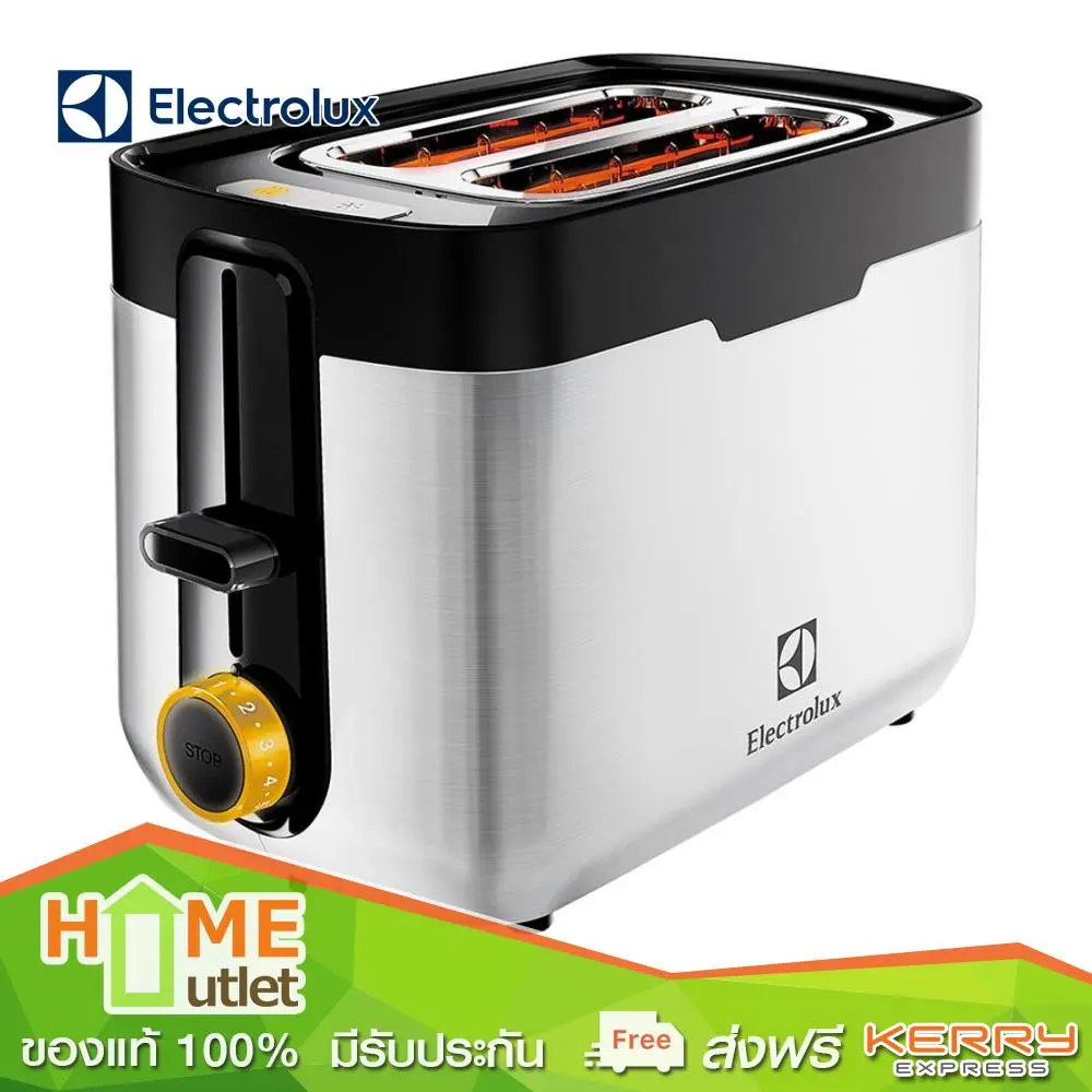 ELECTROLUX เครื่องปิ้งขนมปัง 2 ช่อง รุ่นสแตนเลส รุ่น ETS5604S