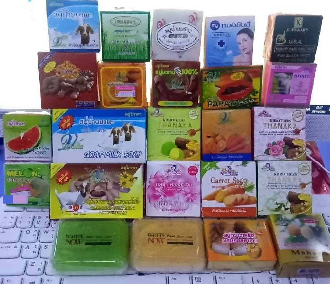 (1ก้อน) สบู่ สมุนไพร สบู่เปลือย ส้ม มะละกอ แคนตาลูป มะขาม น้ำนมข้าว แตงโม แครอท ทนาคา น้ำนมแพะ รกแกะ มะหาด กวาวเครือ กลูต้า คอลลาเจน