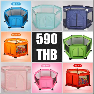 Indoor outdoor 6 surface baby playpens children place fence kids activity gear safety protection toddler fence