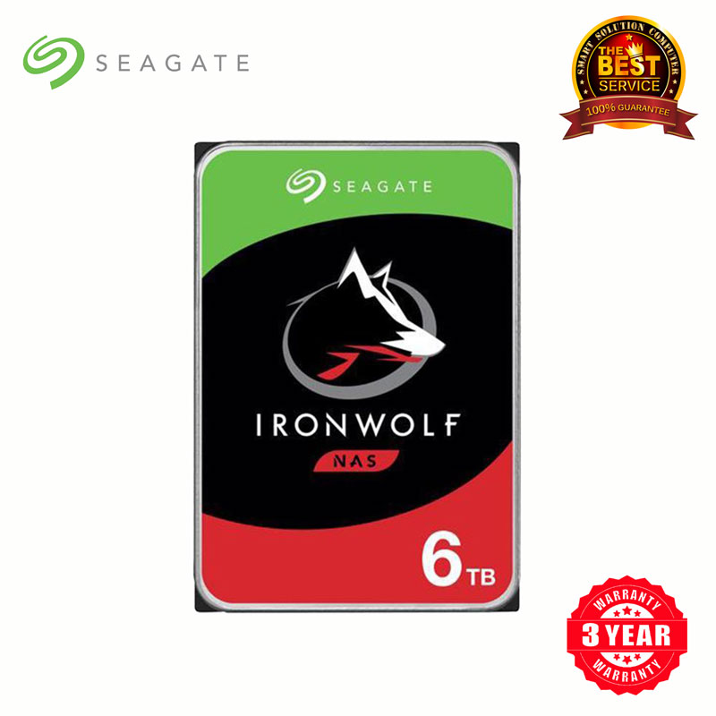 Seagate Ironwolf Nas HDD 6TB (ST6000VN006)