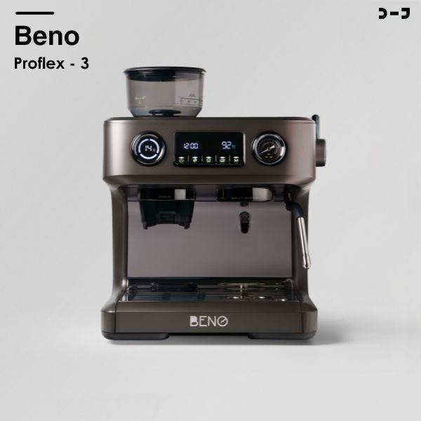 BENO เครื่องชงกาแฟเอสเพรสโซ่ รุ่น PRO-FLEX บด ชง ตีฟองในเครื่องเดียว ราคา 18,600 บาท*ส่งฟรี