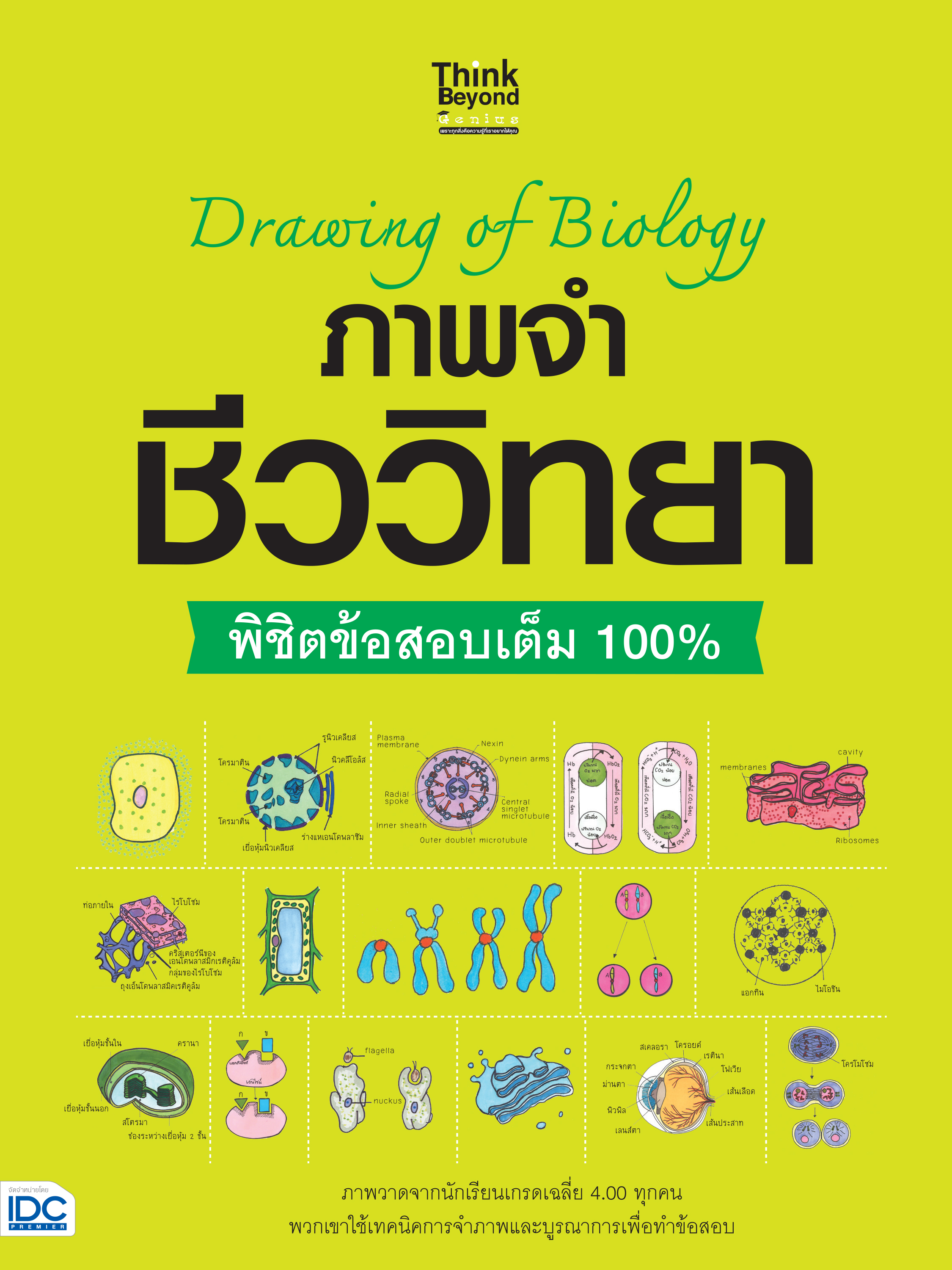 หนังสือDrawing of Biology ภาพจำ ชีววิทยา พิชิตข้อสอบเต็ม 100%