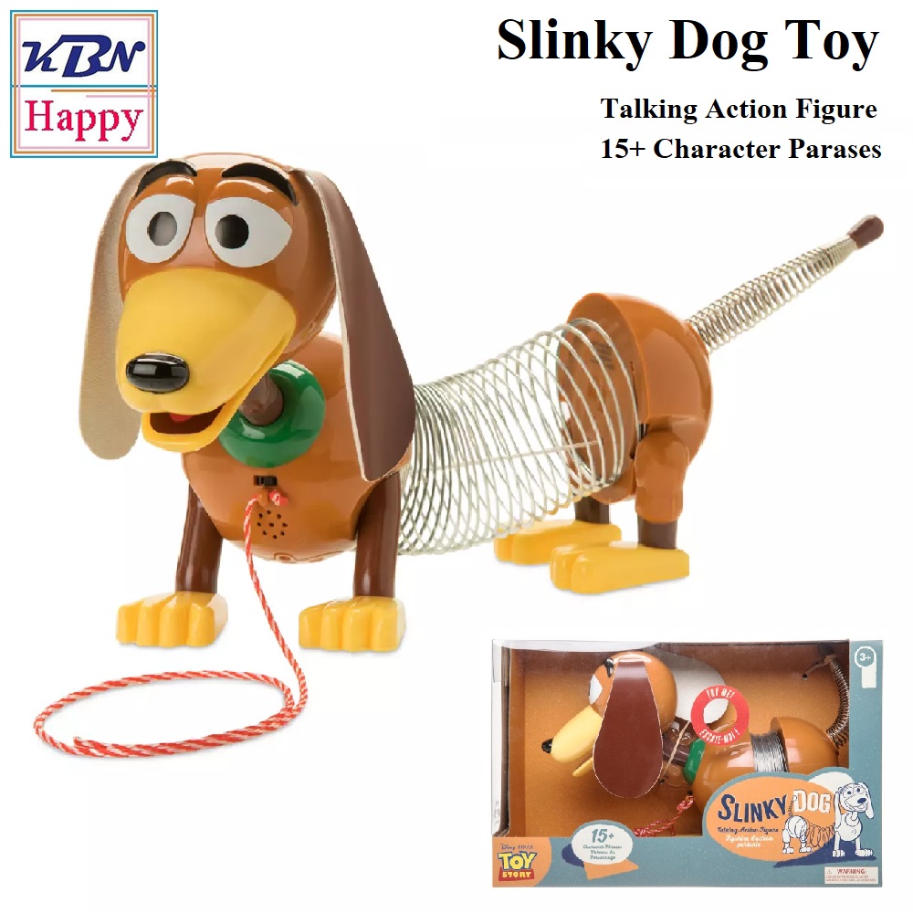 Toy Story Action Figure Slinky Dog ฟิกเกอร์ สลิงกี้ ด็อก พูดได้ จากภาพยนตร์ ทอย สตอรี่ ลิขสิทธิ์แท้ Disney ตุ๊กตา ของเล่น ของขวัญ ของตกแต่งบ้าน ราคา 1,155 บาท*ส่งฟรี