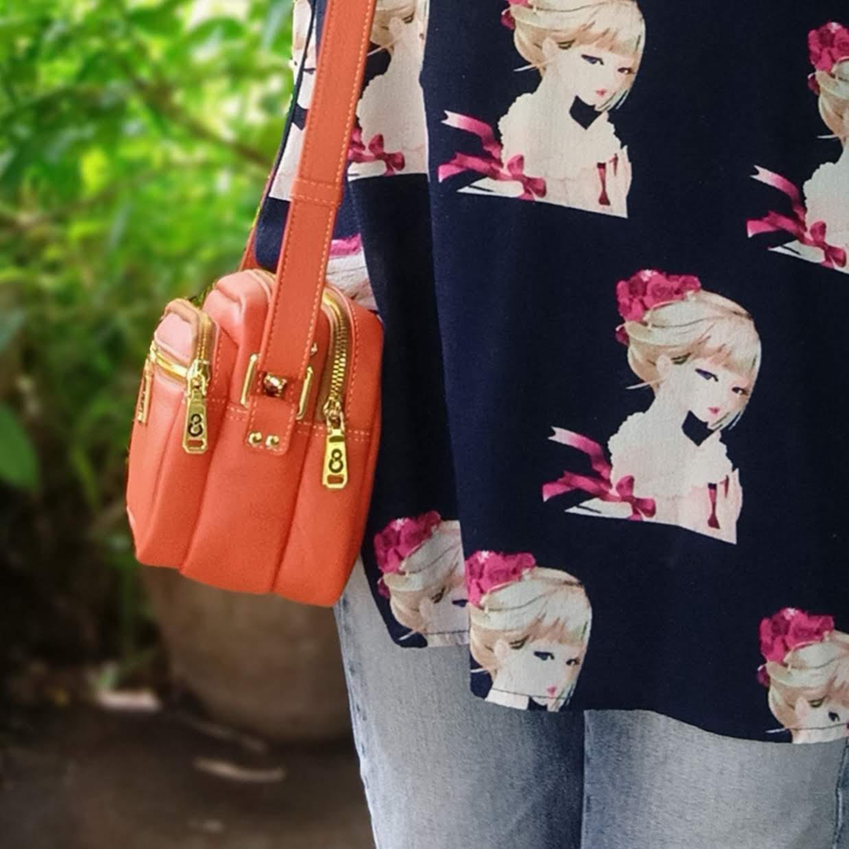 GPBAGS กระเป๋าสะพายหนังชามัวส์ รุ่น-N135-05 ขนาด 9 นิ้ว กระเป๋าหนังวัวแท้ ราคา 2,600 บาท*ส่งฟรี