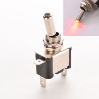 พร้อมส่งจากไทย สวิตซ์เครื่องบิน มีไฟLEDใช้ในงานประดับยนต์ DC12V 20A