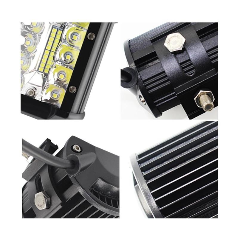 ส่งฟรี + จัดโปร X2 เเพ็คคู่ !! LED LIGHT BAR 120W สปอร์ตไลท์ไฟรถยนต์led ไฟหน้ารถ ไฟท้าย ไฟตัดหมอก รุ่น High CLASS 3 Row 12V-24V เเสงขาว งานพรีเมี่ยม