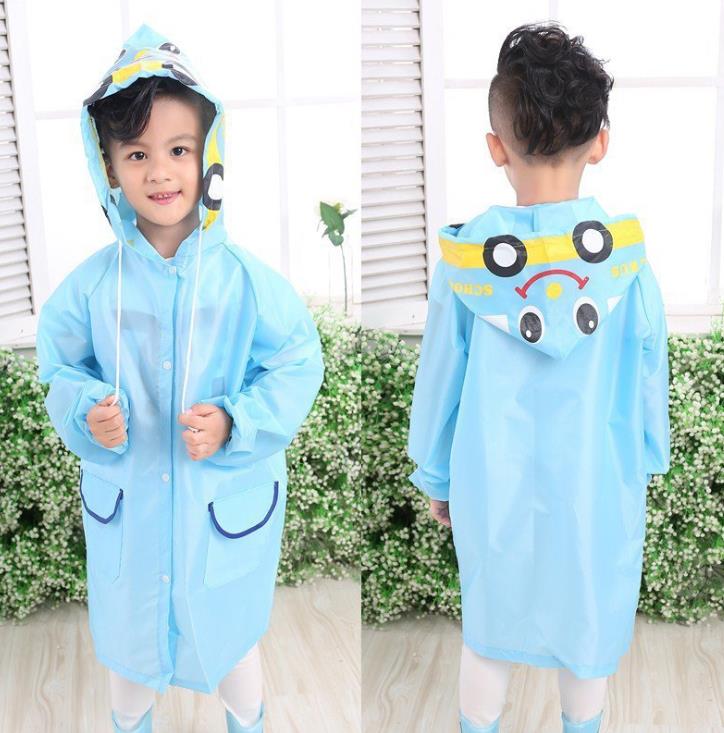 【🚀พร้อมส่ง🚀】เสื้อกันฝนพร้อมเครื่องดูดควันฝน เสื้อกันฝนเด็ก  เหมาะสำหรับ （2-5ขวบเท่านั้น / เด็กที่มีความสูง 80-130 ซม） ลายการ์ตูนน่ารัก