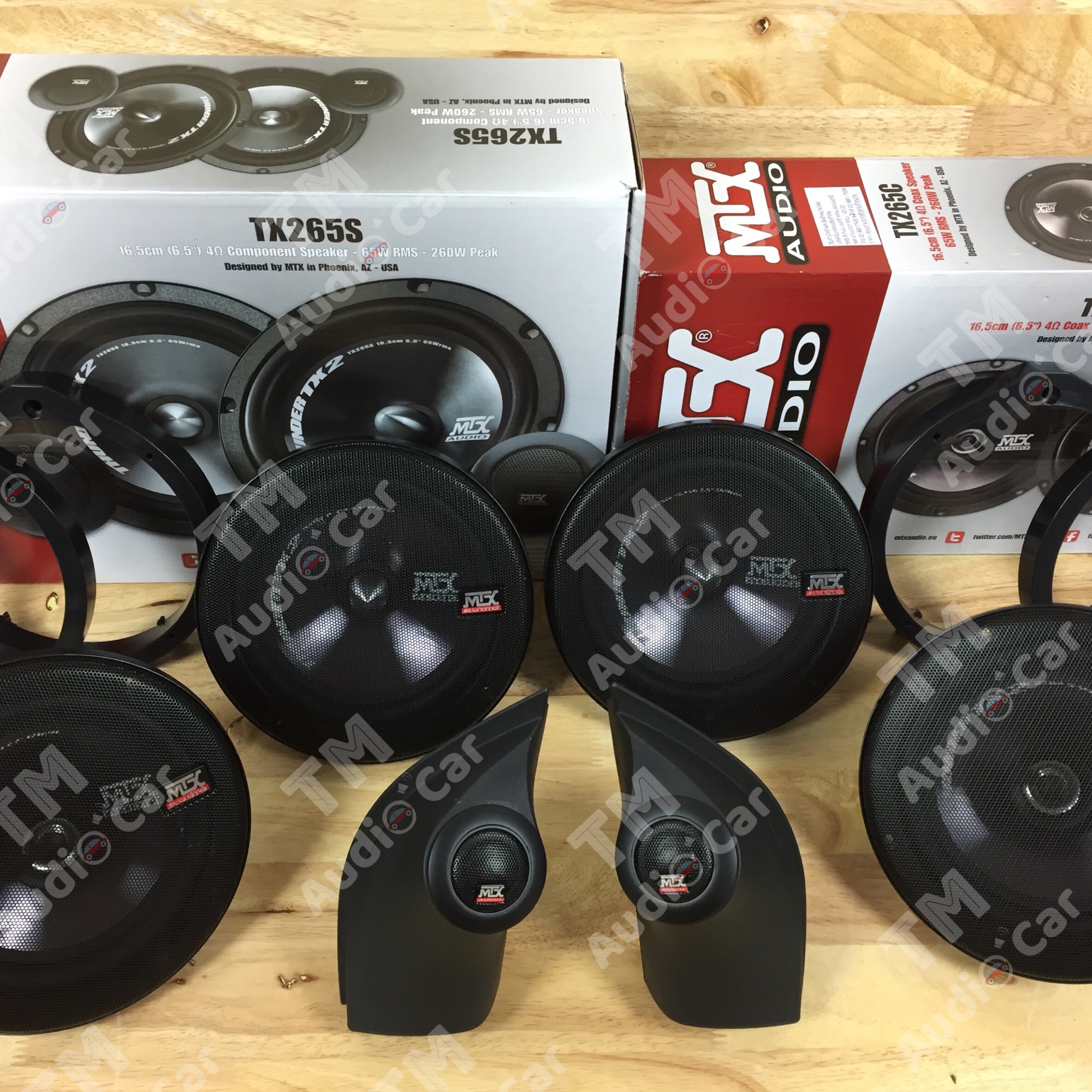 หูช้างตรงรุ่น HONDA CITY 2014-2019 ลำโพง 6.5” MTX-TX265S + MTX-TX265C + ฐานรองลำโพงตรงรุ่น จำนวน 2คู่ ราคา 5,290 บาท*ส่งฟรี
