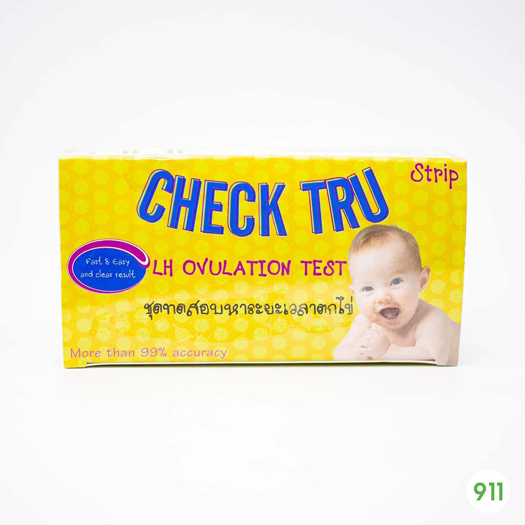 Check Tru LH Ovulation Test ทดสอบ หาระยะเวลาไข่ Fast&Easy and Clear Result More than 99�curacy แบ่งบรรจุ 5 ชิ้น