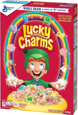 Lucky Charms Cereal with Marshmallows 326g ซีเรียล USA