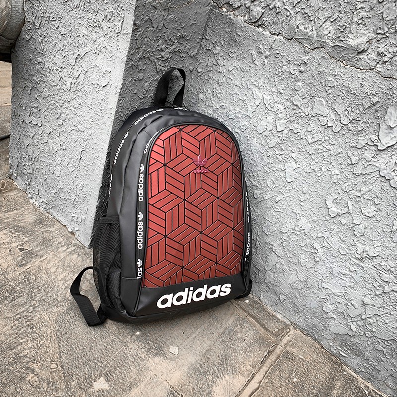 Adidas original 3D backpac กระเป๋าเป้สะพายหลัง กระเป๋าเป้แฟชั่น มีให้เลือก 5 สี Fashion Unisex travel Backpack(สะพายได้ทังหญิงและชาย)ADD003