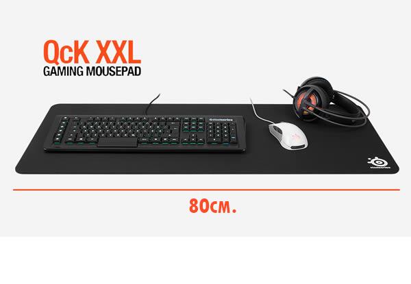 แผ่นรองเมาส์+คีย์บอร์ด ลาย Steelseries QCK XXL