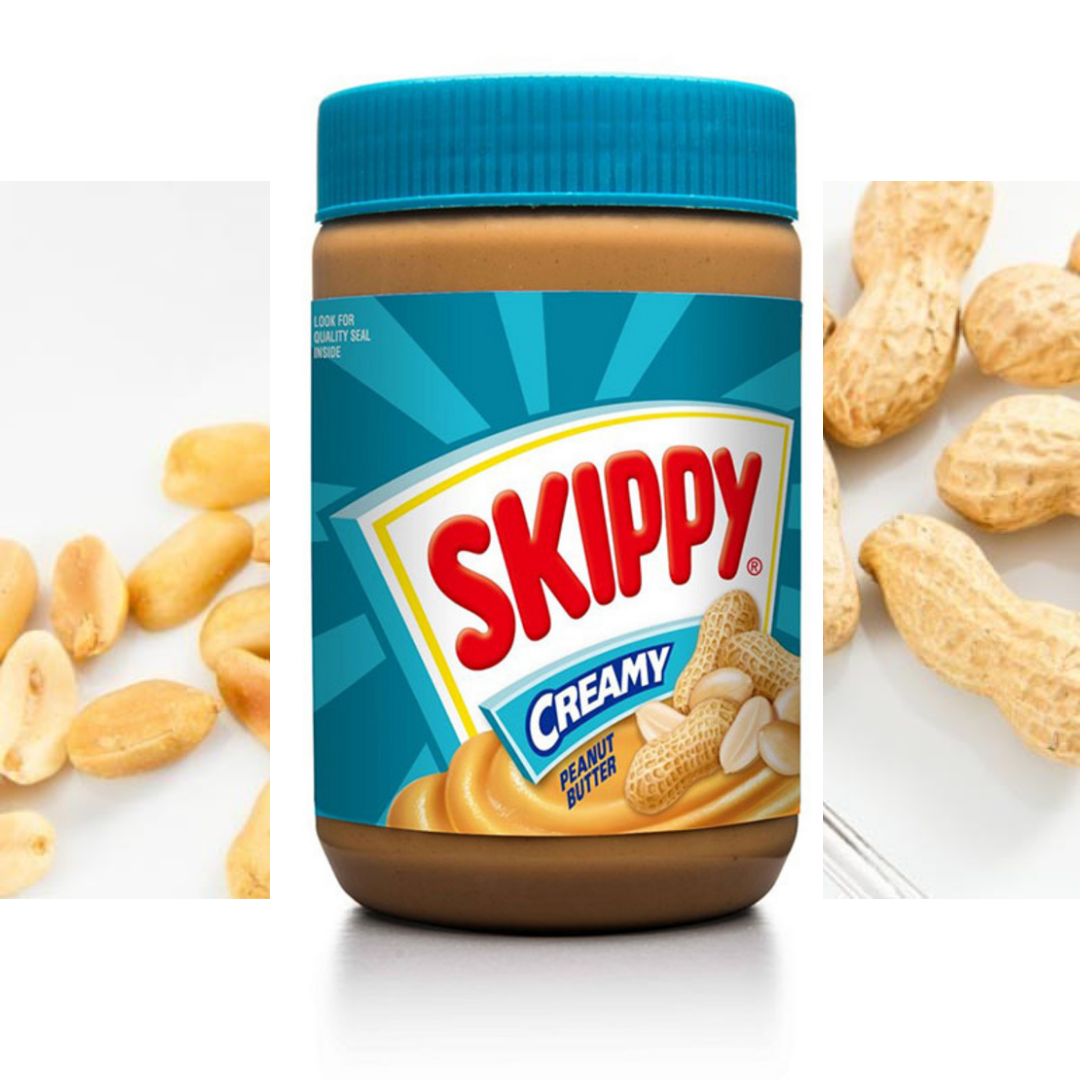 Skippy Creamy Peanut Butter เนยถั่วลิสง เนยทาขนมปัง เนยถั่วชนิดบดละเอียด ตรา สกิปปี้  ขนาด 510กรัม
